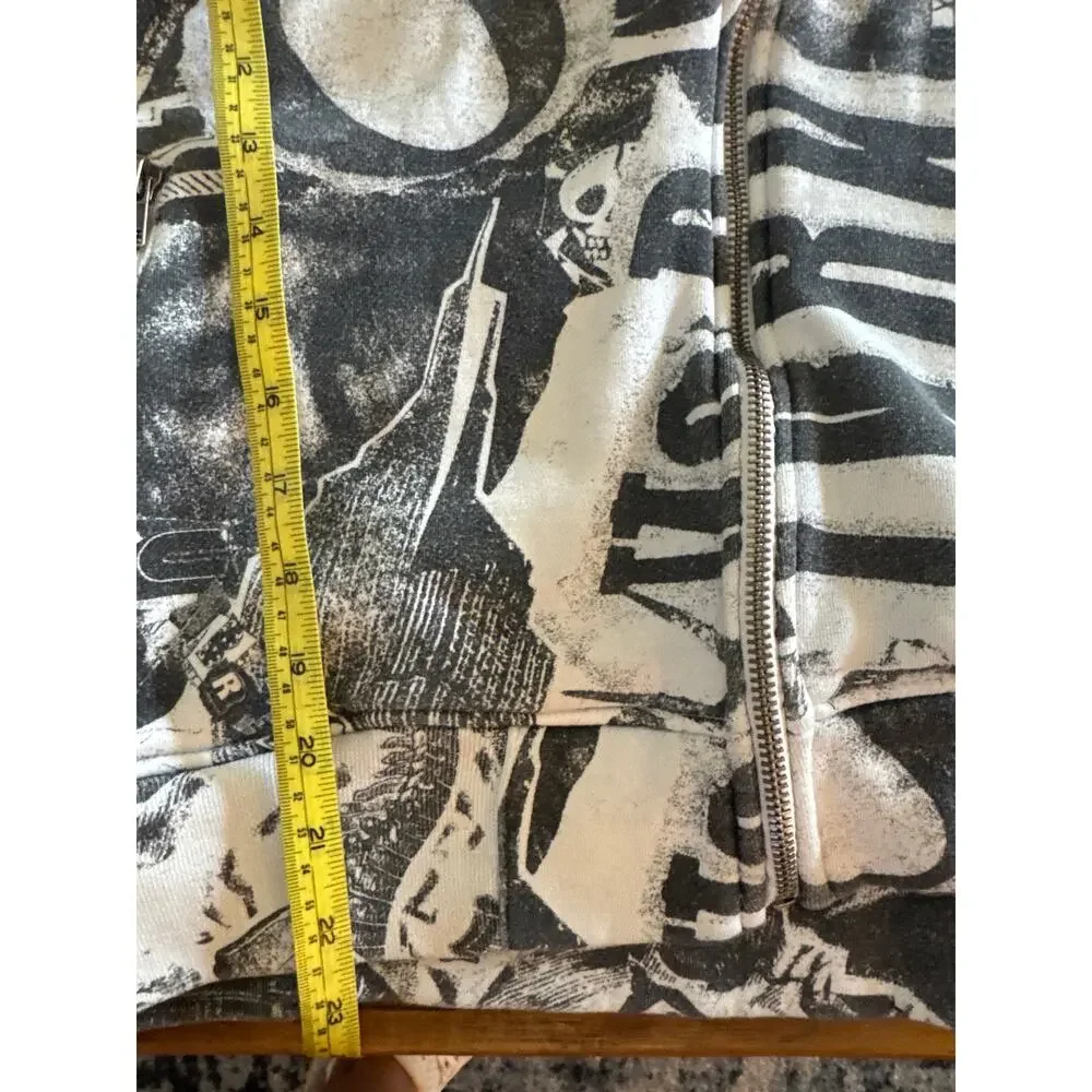 Skull NY graphics Zoo York hoodie M